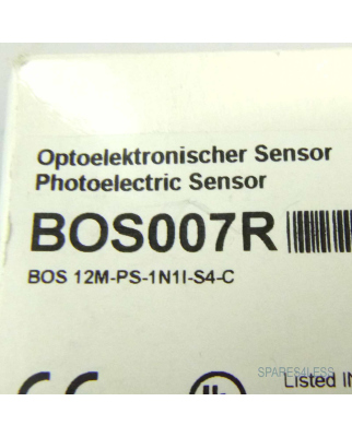 Balluff optoelektronischer Sensor BOS007R BOS 12M-PS-1N1I-S4-C OVP
