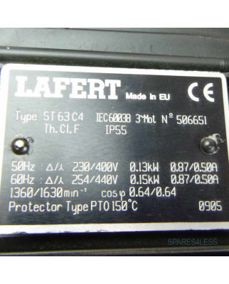 Lafert Elektro Motor ST63C4 0,13/015kW GEB