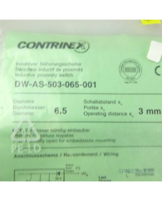 CONTRINEX Induktiver Näherungsschalter...