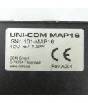 CSM Gmbh UniCOM II UNI-COM MAP 16 Rev.A004 GEB