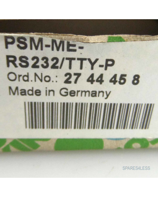 Phoenix Contact Schnittstellenkonverter PSM-ME-RS232/TTY-P 2744458 OVP
