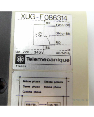 Telemecanique Optoelektronischer Schalter Empfänger XUG-F086314 GEB