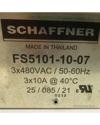 Schaffner Netzfilter FS5101-10-07 GEB