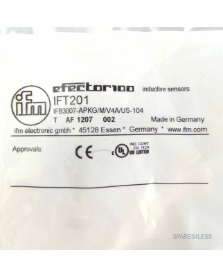 ifm efector induktiver Sensor IFT201...