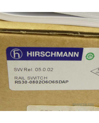 Hirschmann Rail Switch RS30-0802O6O6SDAP OVP