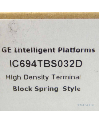GE Industrial Systems Terminal Block IC694TBS032D OVP
