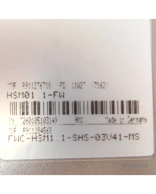 Rexroth Speicher Modul HSM01.1-FW FWC-HSM1.1-SHS-03V41-MS...