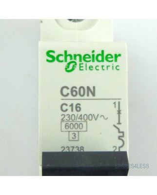 Schneider Electric Leistungsschutzschalter C60N C16 23738 NOV
