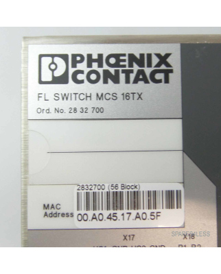 Phoenix Contact FL Switch MCS16TX 2832700 NOV #K2