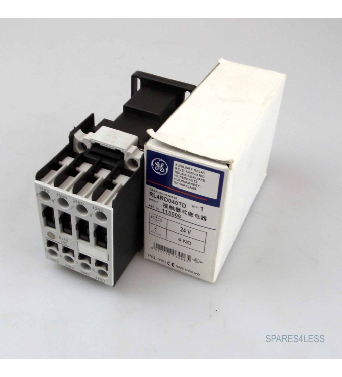 General Electric Hilfsschütz RL4RD040TD 113006 24V OVP