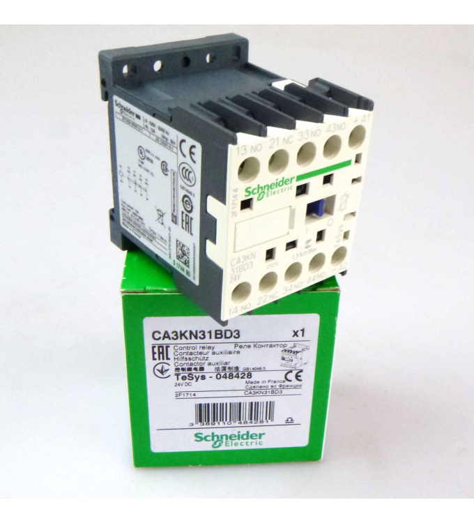 Schneider Electric Hilfsschütz CA3KN31BD3 TeSys-048428 24V OVP