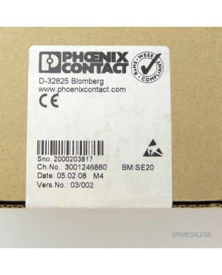 Phoenix Contact Buskoppler IBS IL 24 BK RB LK-2MBD-PAC 2862026 OVP
