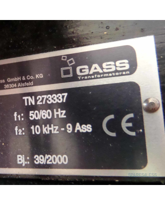 Gass Indramat Transformator BV 30963 KD27 GEB