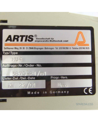 Artis Messumformer MU4 GEB