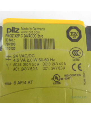 Pilz Not-Aus Schaltgerät PNOZ X2P 24VACDC 2n/o 787303 OVP