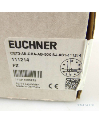Euchner Sicherheitsschalter CET3-AS-CRA-AB-50X-SJ-AS1-111214 111214 FZ SIE