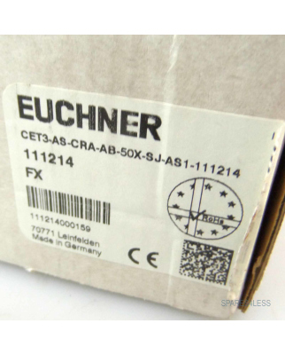 Euchner Sicherheitsschalter CET3-AS-CRA-AB-50X-SJ-AS1-111214 111214 FX OVP