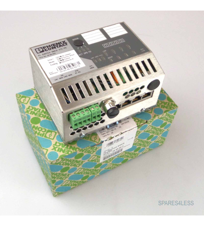 Phoenix Contact Ethernet Switch FL SWITCH SMCS 4TX-PN 2989093 OVP
