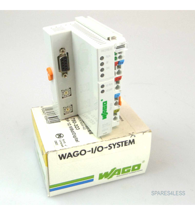WAGO Profibus DP Feldbuskoppler 12 MBd/Digital 750-323 NOV 