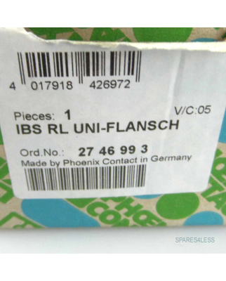Phoenix Contact Flansch IBS RL UNI-FLANSCH 2746993 OVP