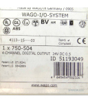 WAGO Digital Ausgangsklemme ITEM-NO: 750-504 OVP