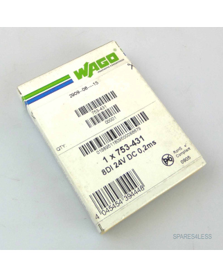WAGO Digital Eingangsklemme 753-431 SIE