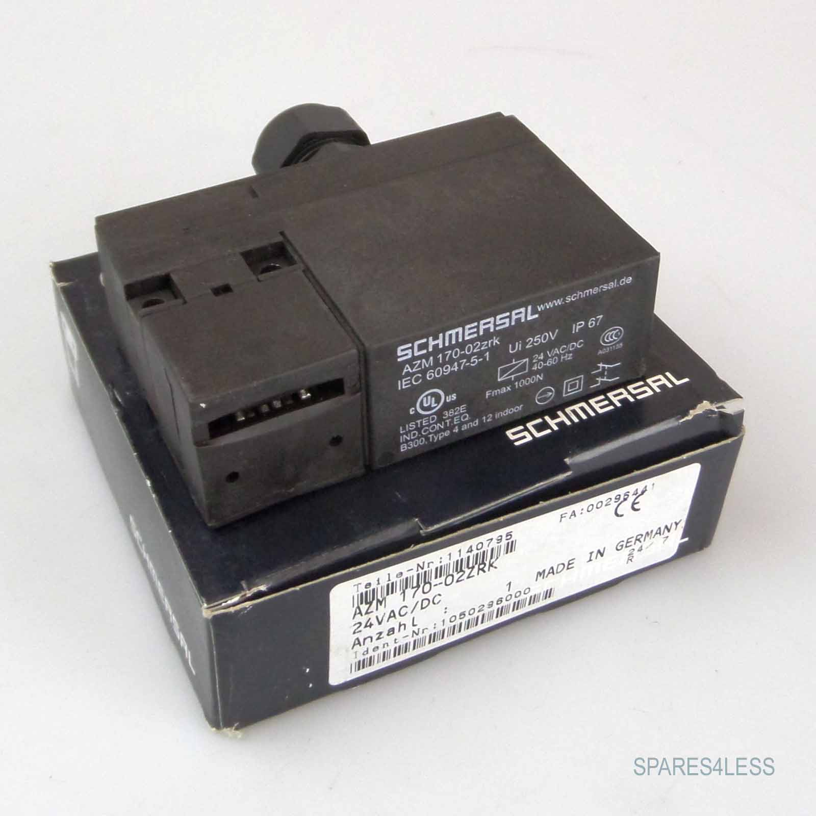 AZM170-02zka IP67 Industriale Interruttore Di Sicurezza Schmersal AZM170-02zka - 24V AC/DC, 40-60Hz, Grado Di Protezione IP67 Interruttore Sicurezza Schmersal AZM170-02zka IP67 Industriale Interruttore Di Sicurezza Schmersal AZM170-02zka - 24V AC/DC, 40-60Hz, Grado Di Protezione IP67 Interruttore Sicurezza Schmersal