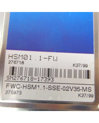 Indramat Speicher Modul HSM01.1-FW FWC-HSM1.1-SSE-02V35-MS GEB