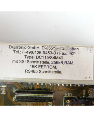 Digitronic Digitales Nockenschaltwerk CamCon DC115 #K2 GEB
