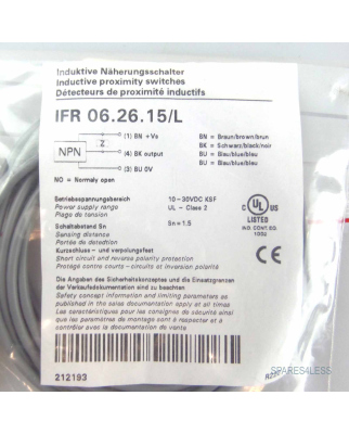 Baumer electric induktiver Näherungsschalter IFR...