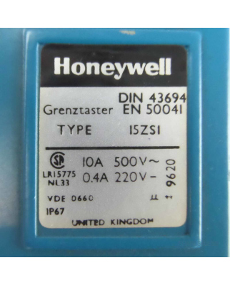 Honeywell Grenztaster 15ZS1 GEB