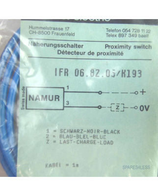 Baumer electric induktiver Näherungsschalter IFR 06.82.05/K193 OVP