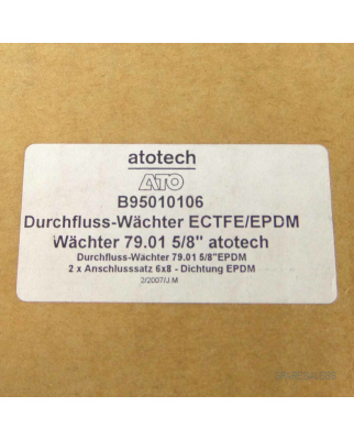 ATOTECH Durchfluss-Wächter ECTFE/EPDM B95010106 OVP