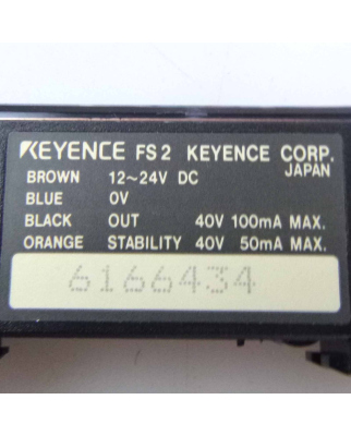Keyence Lichtleiter Sensor FS2-60G OVP