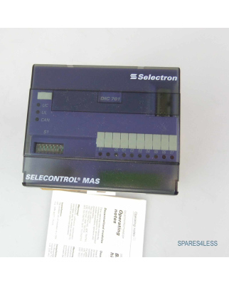 Selectron Input Modul DIC 701 OVP