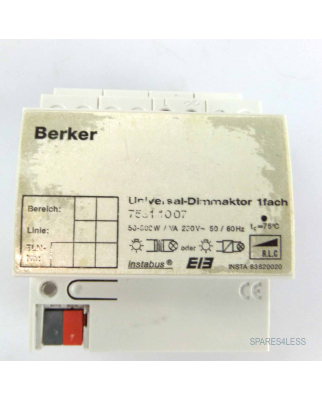 Berker Instabus Universal-Dimmikator 1fach 75311007 GEB