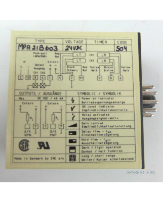 TELCO Lichtschrankenverstärker MPA21B603 24 VDC GEB