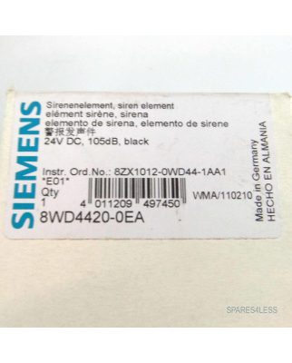 Siemens Sirenenelement 8WD4 420-0EA OVP