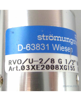 Meister Strömungstechnik Strömungswächter RVO/U-2/8 G1/2" VA Schließer 03XE2008XG15S NOV