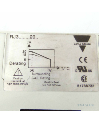 Carlo Gavazzi Halbleiterrelais RJ3A60D20 GEB