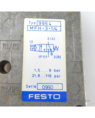 Festo Magnetventil MFH-3-1/4 9964 OVP