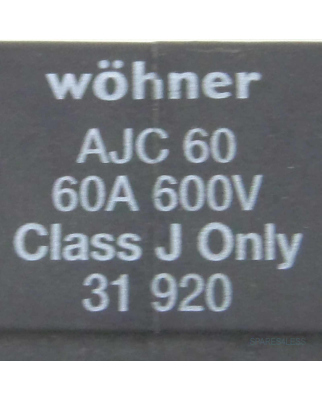 Wöhner Sicherungshalter AJC 60 60A/600V GEB