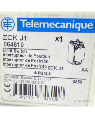 Telemecanique Endschalter ZCKJ1 064610 OVP