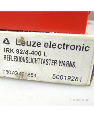 Leuze electronic Lichttaster IRK 92/4-400L 50019281 OVP