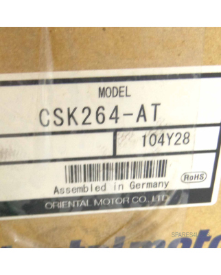 Oriental motor 2-phasen Schrittmotor System CSK264-AT OVP