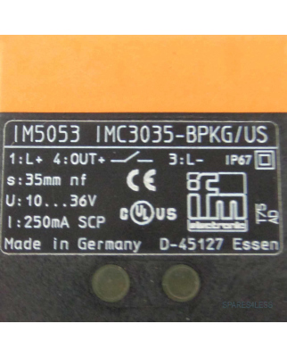 ifm efector induktiver Sensor IM5053 IMC3035-BPKG/US NOV