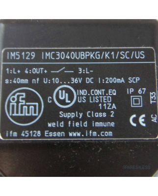 ifm efector induktiver Sensor IM5129 IMC3040UBPKG/K1/SC/US100DPS OVP