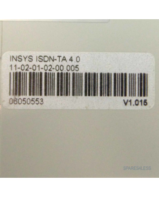 INSYS Industriemodem ISDN-TA 4.0 11-02-01-02-00.005 06050553 NOV