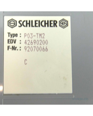 SCHLEICHER Modul P03-TM2 EDV: 42690200 OVP