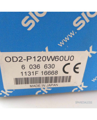 Sick Distanzsensor OD2-P120W60U0 6036630 OVP